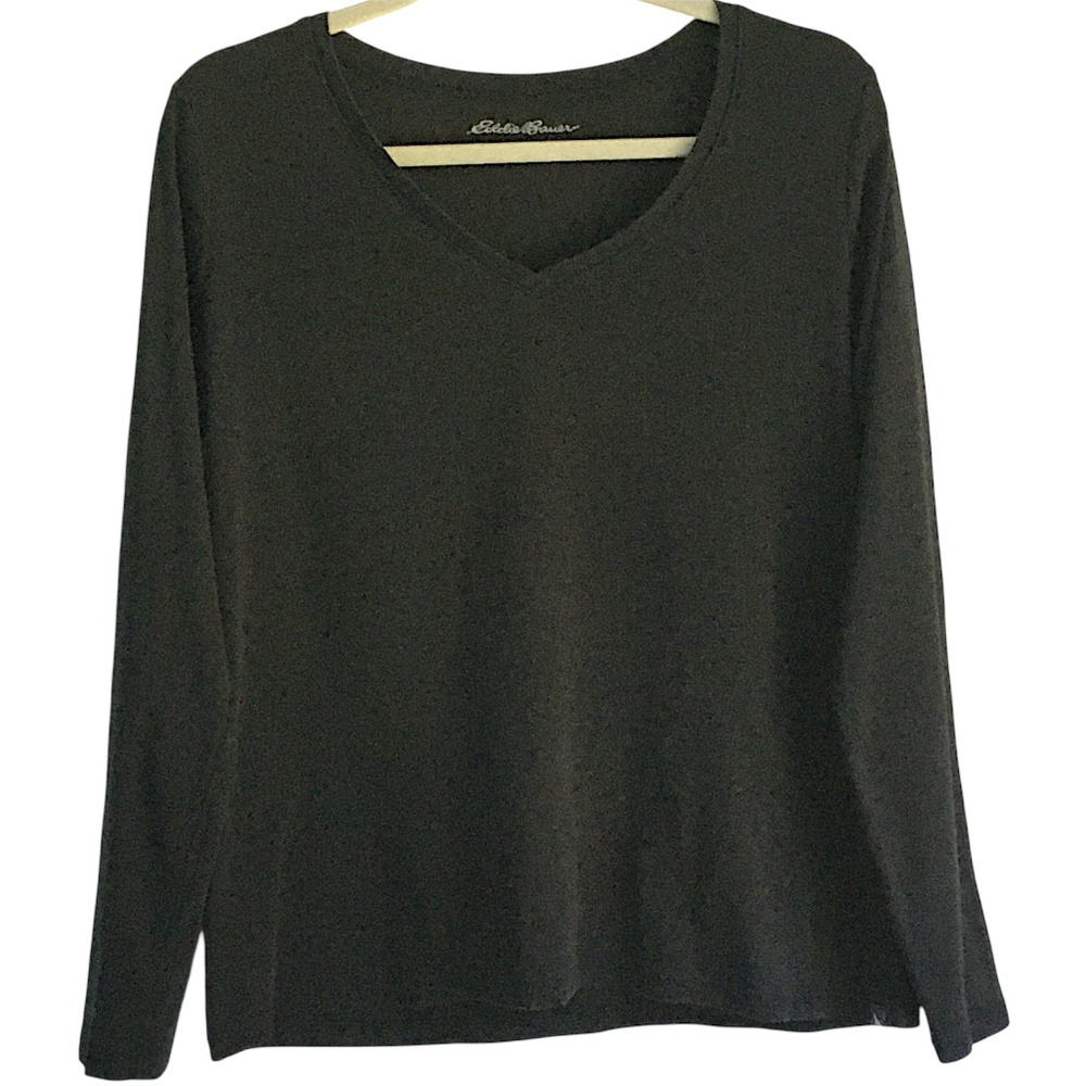 Eddie Bauer Long Sleeve Black Large